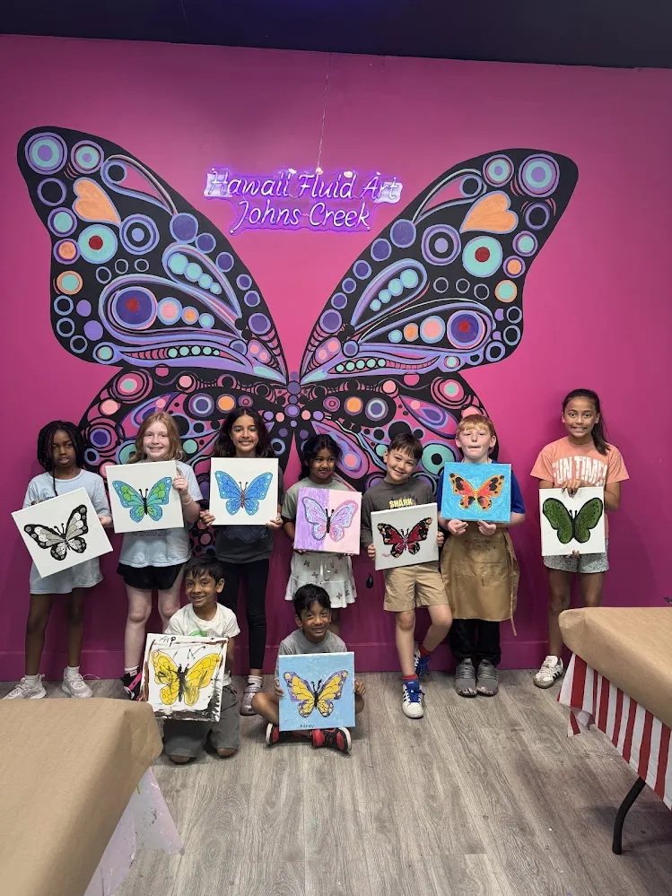 Kids Canvas Brush Painting
