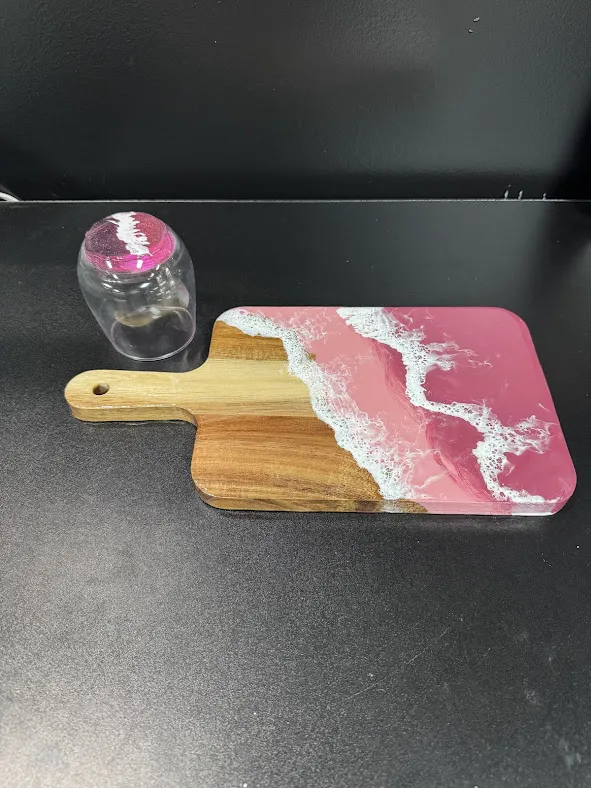 Small Charcuterie Board and Wine Glass Painting Class