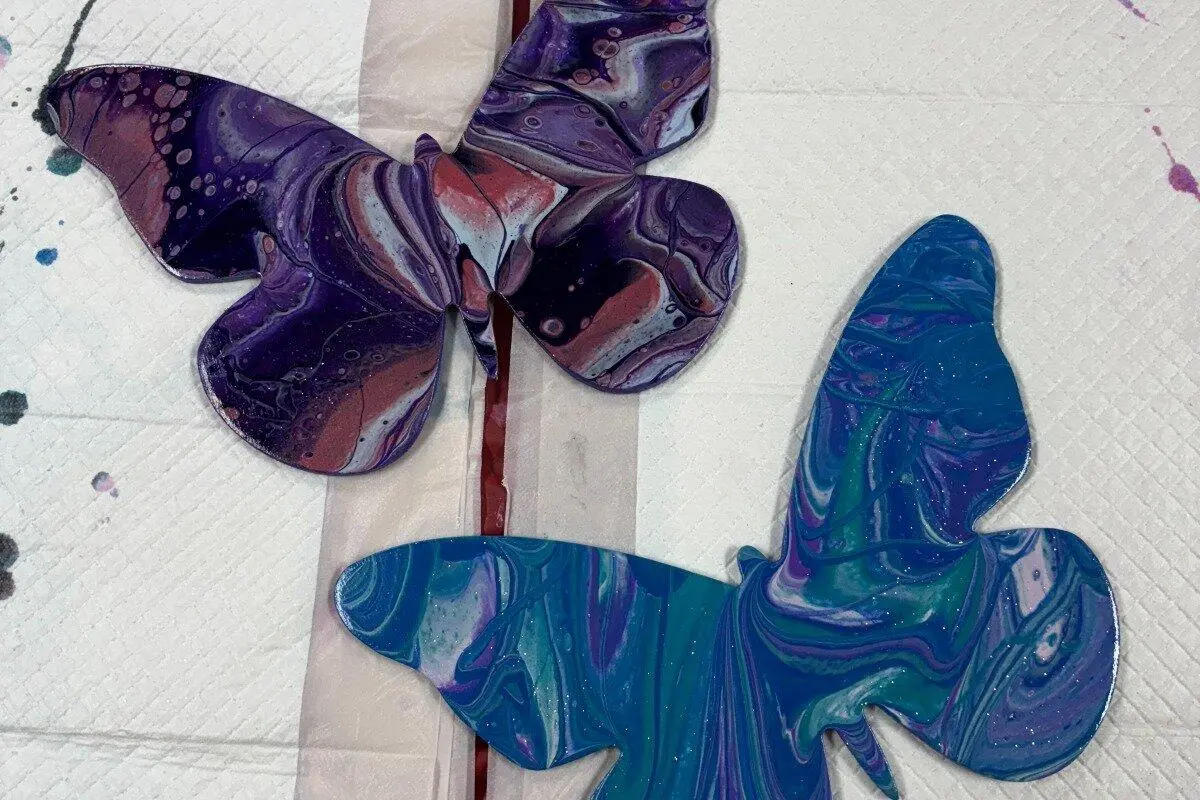 Wood Cutouts - Fluid Art